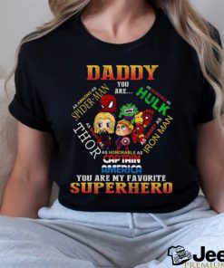 Father’s Day Shirt Daddy You Are My Favorite Superhero T Shirt Retro