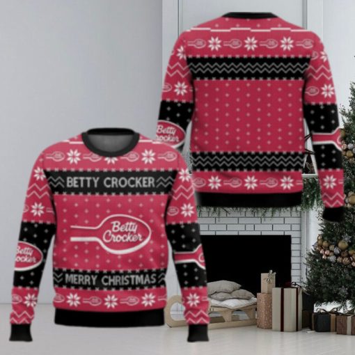 Favorite Food Brands Betty Crocker Ugly Sweater For Fans Christmas Vintage Gift