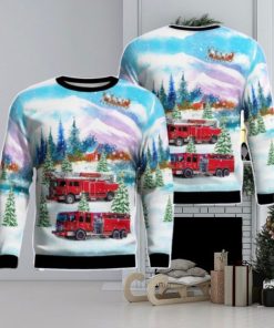 Fayetteville Fire Department AOP Ugly Sweater Gift For Christmas