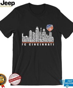 Fc Cincinnati Team Name Skyline shirt