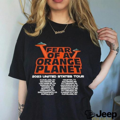 Fear of a Orange Planet 2023 United States Tour Shirt