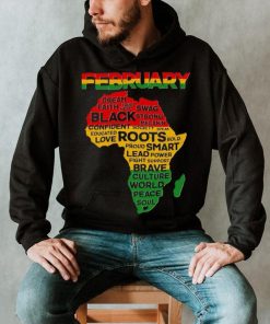 February Africa Black History Month T Shirt