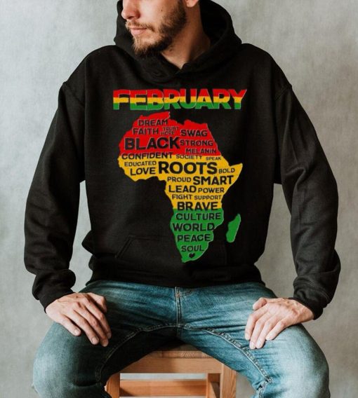 February Africa Black History Month T Shirt