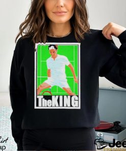 Federer tennis player hero vintage the king shirt