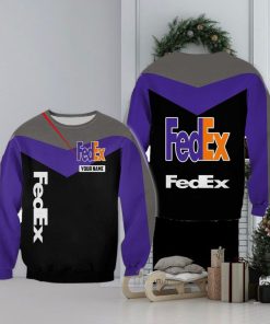 Fedex Logo Brands Custom Name Gift 3D Sweatshirt For Men And Women Gift Christmas