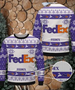 Fedex White Merry Christmas Ugly Sweater