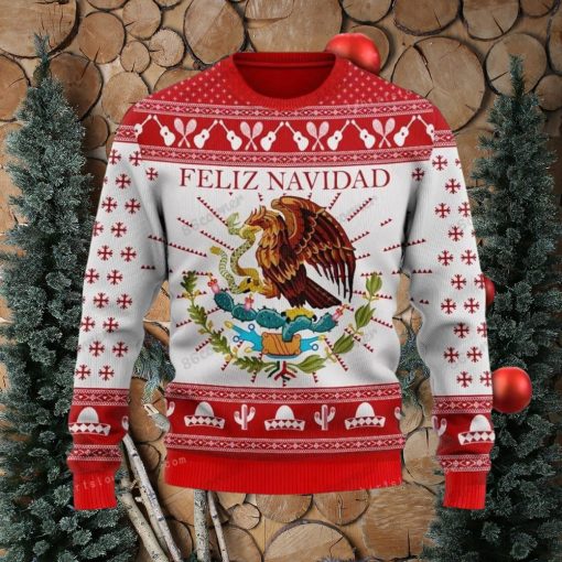 Feliz Navidad Mexico Ugly Sweater