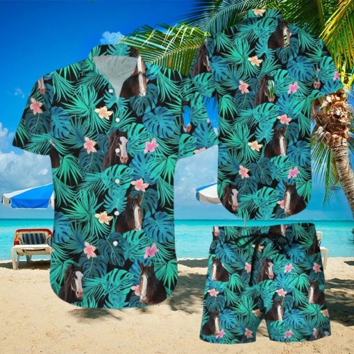 Felobo Hawaiian Shirt & Short Blue For Men And Women