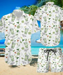 Felobo Hawaiian Shirt & Short White For Men And Women