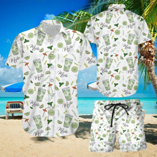 Felobo Hawaiian Shirt & Short White For Men And Women