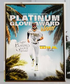 Fernando Tatis Jr is The 2023 National League Platinum Glove Award Winner Home Decor Poster Canvas