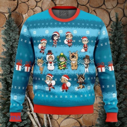 Festive Haikyuu Ugly Christmas Sweater Gift For Men And Women