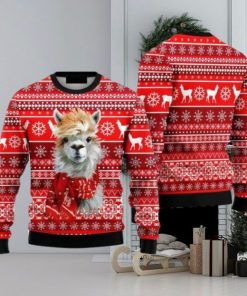 Festive Llama Xmas Ugly Christmas Sweater Family Christmas Gift Ideas Christmas Sweater