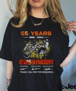 55 Years 1969 – 2024 Easy Rider Thank You For The Memories T Shirt