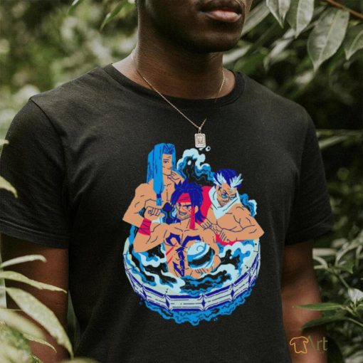 Final Fantasy Braska Jecht and Auron Blitzball Daddies art shirt