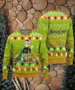 Finral Roulacase Anime Ugly Christmas Sweater Black Clover Xmas Gift