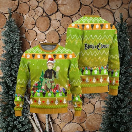 Finral Roulacase Anime Ugly Christmas Sweater Black Clover Xmas Gift