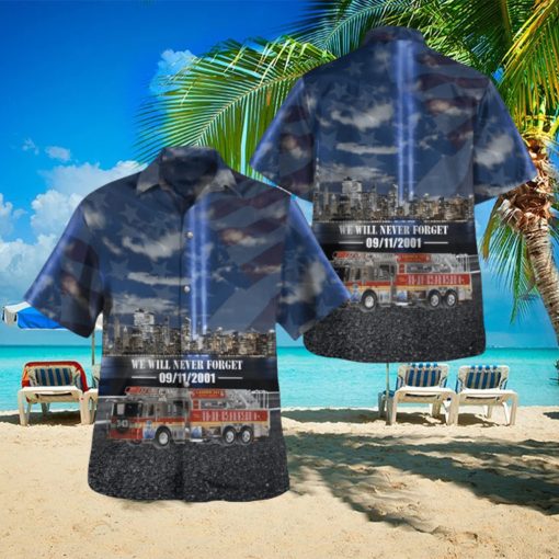 Fire Department City of New York Ladder 343 – Citywide, September 11 Never Forget Hawaiian Shirt For Summer