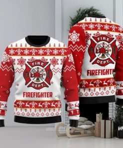 Fire Department Ugly Christmas Sweater Xmas Gift Men And Women Christmas Sweater