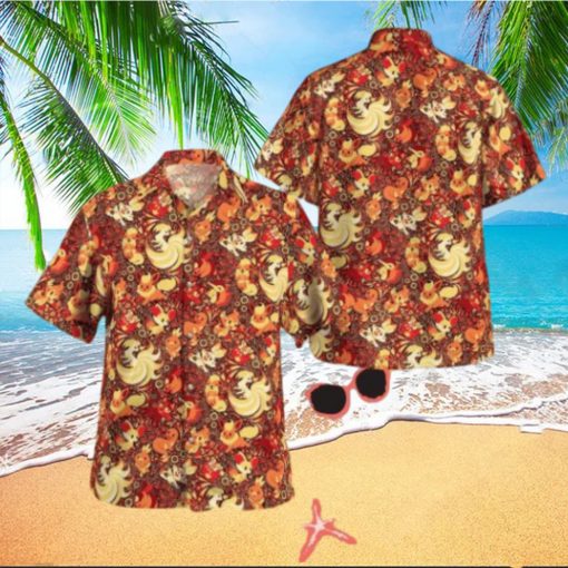 Fire Pokemon Red Tropical Hawaiian Shirt For Men And Women