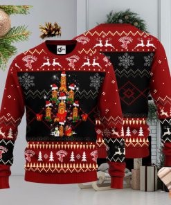 Fireball Christmas Tree 3D Ugly Christmas Sweater Unisex Sweater Christmas Gift