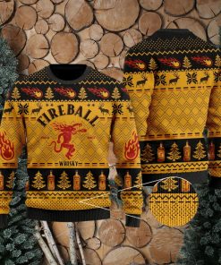 Fireball Cinnamon 3D Printed Ugly Christmas Sweater Perfect Holiday Gift