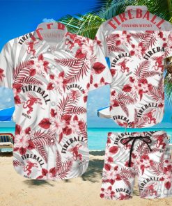 Fireball Hawaiian Shirt & Short For Men And Women