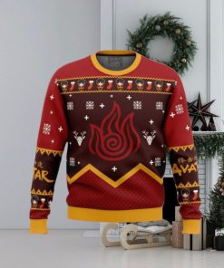 Firebenders Fire Nation Avatar Ugly Christmas Sweaters Impressive Gift For Men And Women