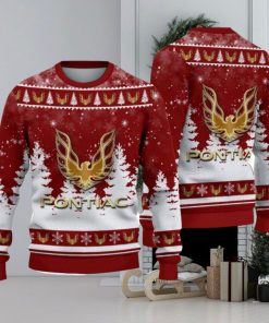 Firebird Pontiac Logo Wearing Santa Hat Christmas Gift Ugly Christmas Sweater Christmas Gift Ideas