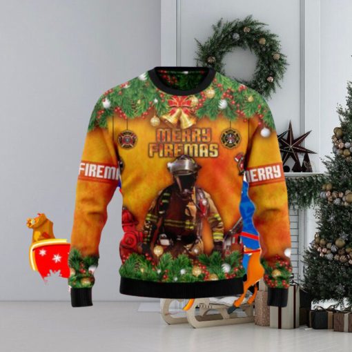 Firefighter Ugly Christmas Sweaters Impressive Gift For Men And Women