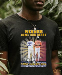 First Father And Son Doe To Each Win A Home Run Derby Vladimir Guerrero Shirt