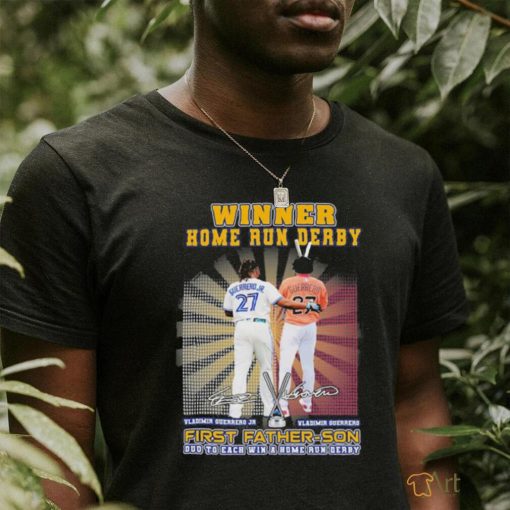 First Father And Son Doe To Each Win A Home Run Derby Vladimir Guerrero Shirt