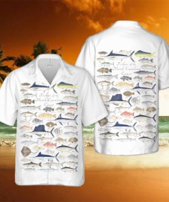 Fishes of the North Carolina Coast Hawaiian Shirt