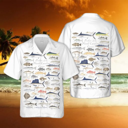 Fishes of the North Carolina Coast Hawaiian Shirt