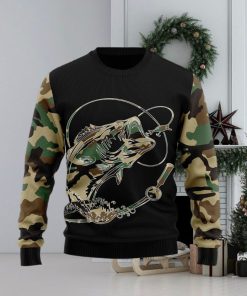 Fishing Dad Ugly Christmas Sweater Gift Men Women