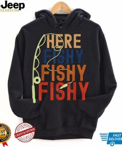 Fishing Shirt Here Fishy Funny T Shirt