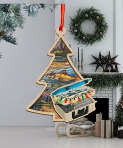 Fishing Tree Suncatcher Ornament