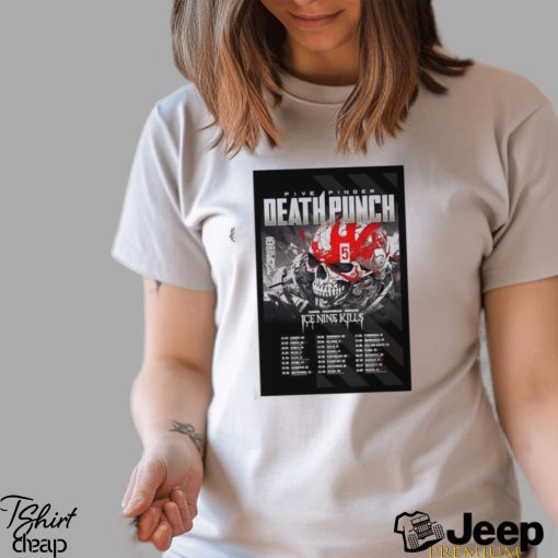 Five Finger Death Punch Tour 2024 Poster Shirt