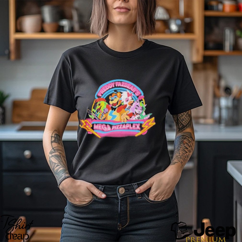 Five Nights At Freddy's Neon Sign Group T Shirt - teejeep