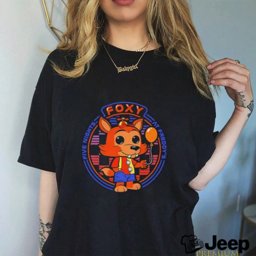 Five Nights at Freddy’s Balloon Foxy Flocked Pop vintage shirt