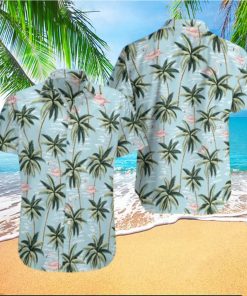 Flamingo And Palm Tree Hawaiian Shirt Hawaiian Shirt For Men Hawaiian Shirt For Women Hw4451 hawaiian shirt