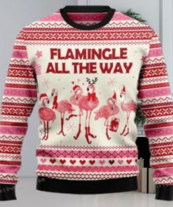 Flamingo Flamingle All The Ways Ugly Sweater