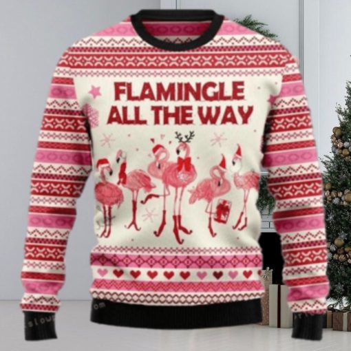 Flamingo Flamingle All The Ways Ugly Sweater