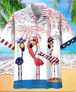 Flamingo Hawaiian Shirt Unisex Adult