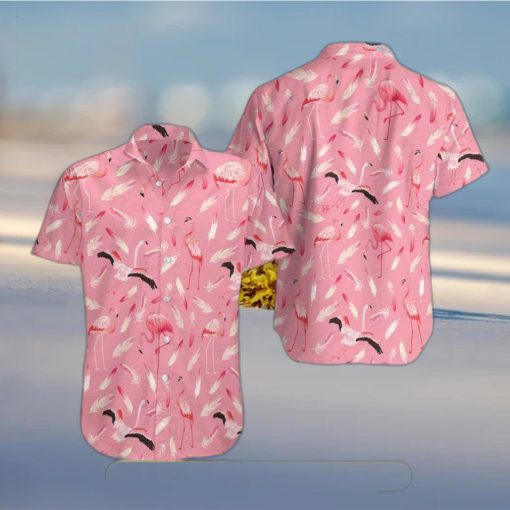 Flamingo Leobees All Over Print Hawaiian Shirt