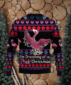 Flamingo Pink Ugly Christmas Sweater For Men And Women