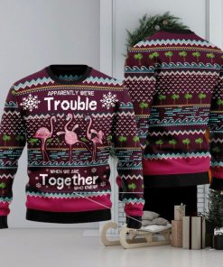 Flamingo Ugly Christmas Sweater For Men & Women