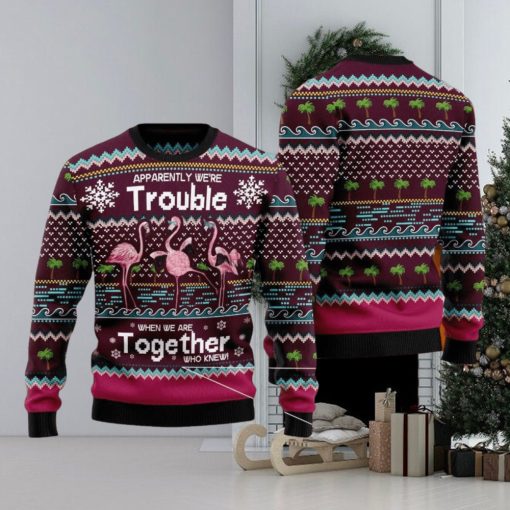 Flamingo Ugly Christmas Sweater For Men & Women