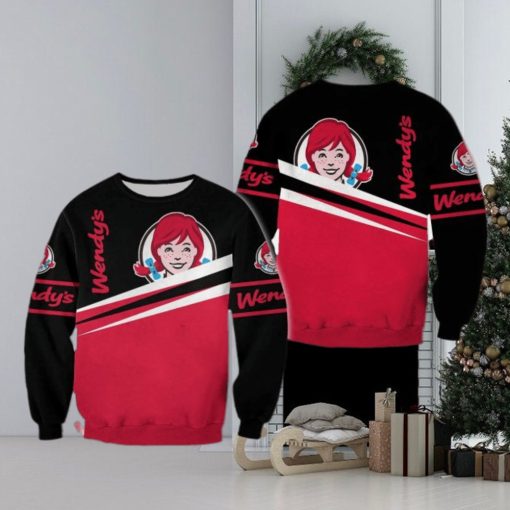 Fleece wendy’s Snowstorm Christmas 3D Sweatshirt AOP Gift For Men And Women