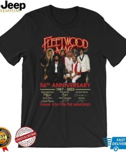Fleetwood Mac 56tht Anniversary 1967 – 2023 Thank You For The Memories T Shirt